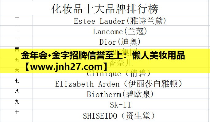 懒人美妆用品